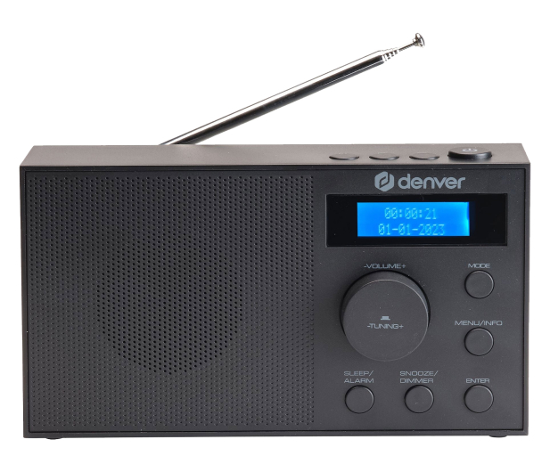 Denver Kompaktowe radio Denver DAB-51B czarne - 1535047 - zdjęcie